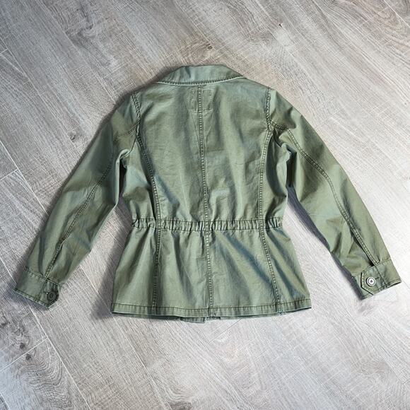 MADEWELL Army Olive Green Utility Military Jacket Women’s Size Small - Picture 5 of 8
